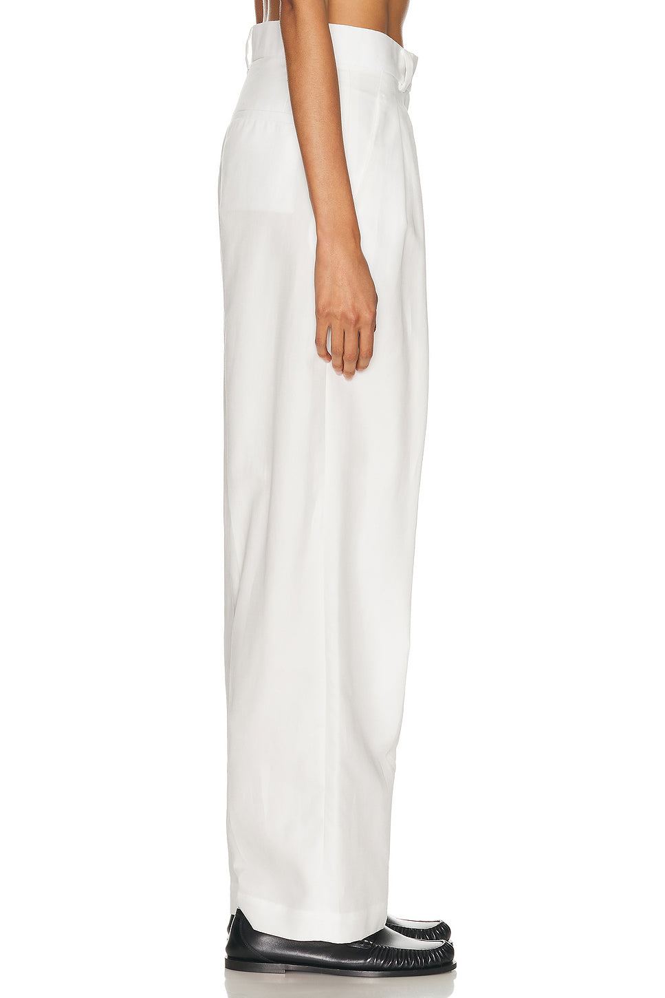 Cotton Pleated Trouser