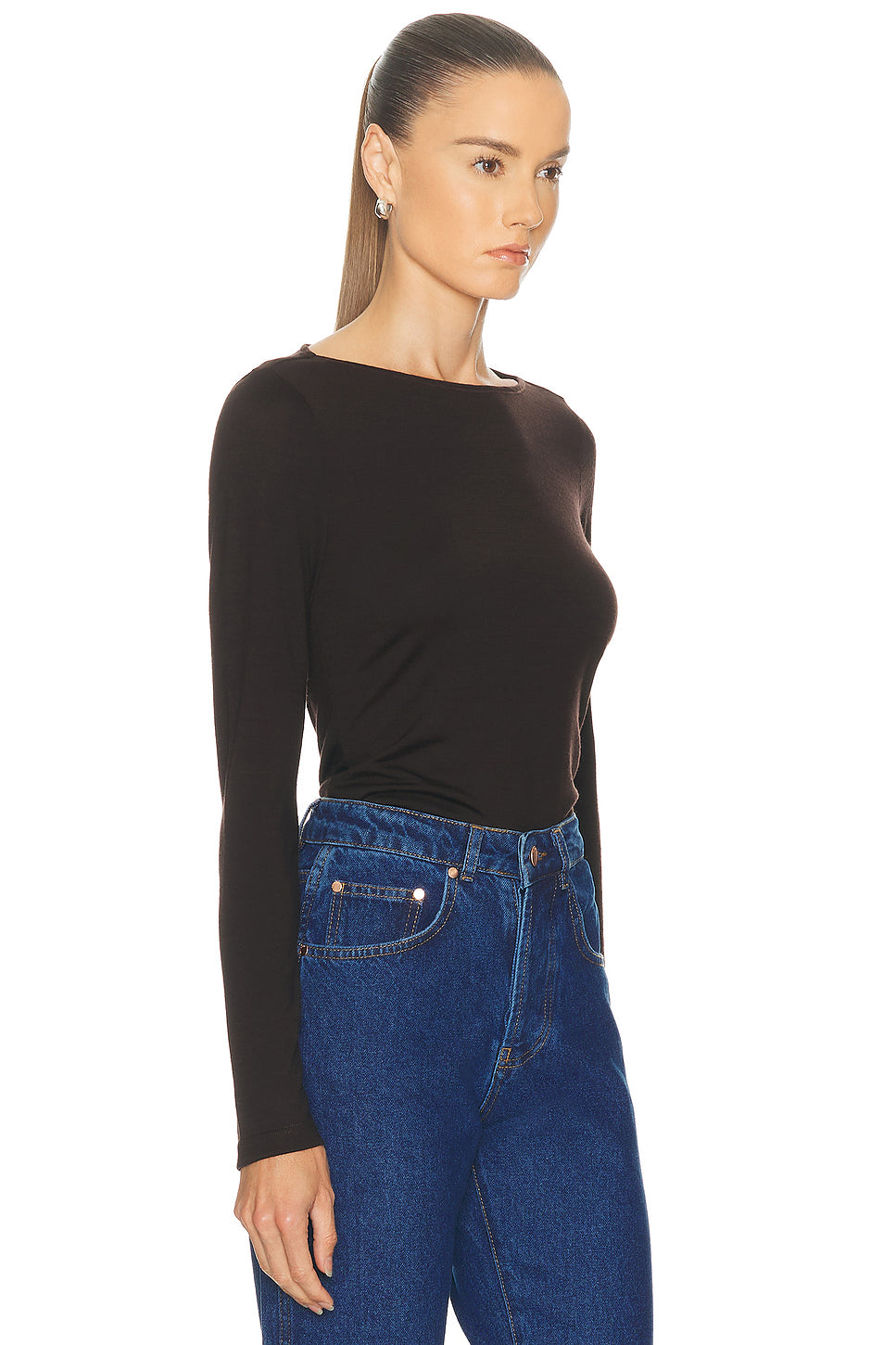 Long Sleeve Boatneck Tee