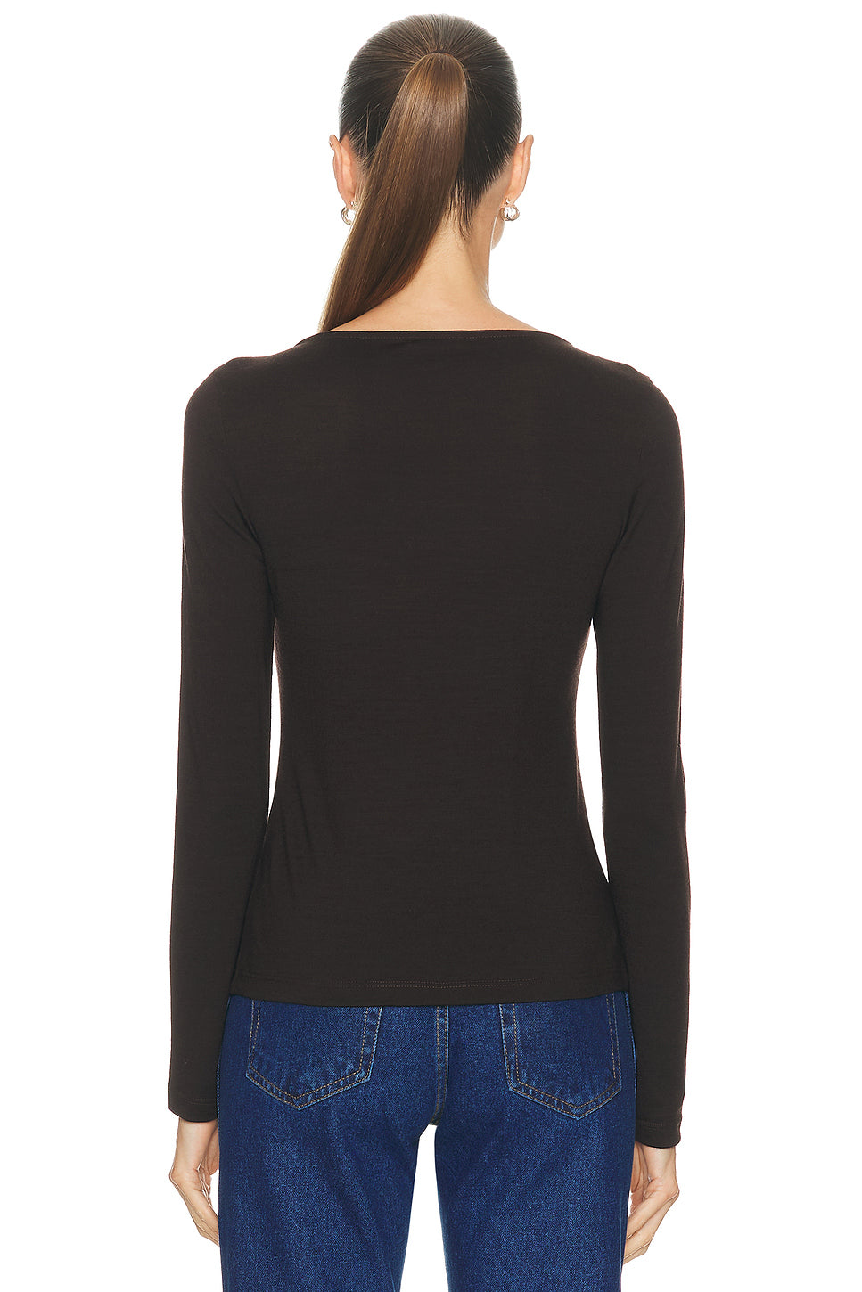 Long Sleeve Boatneck Tee