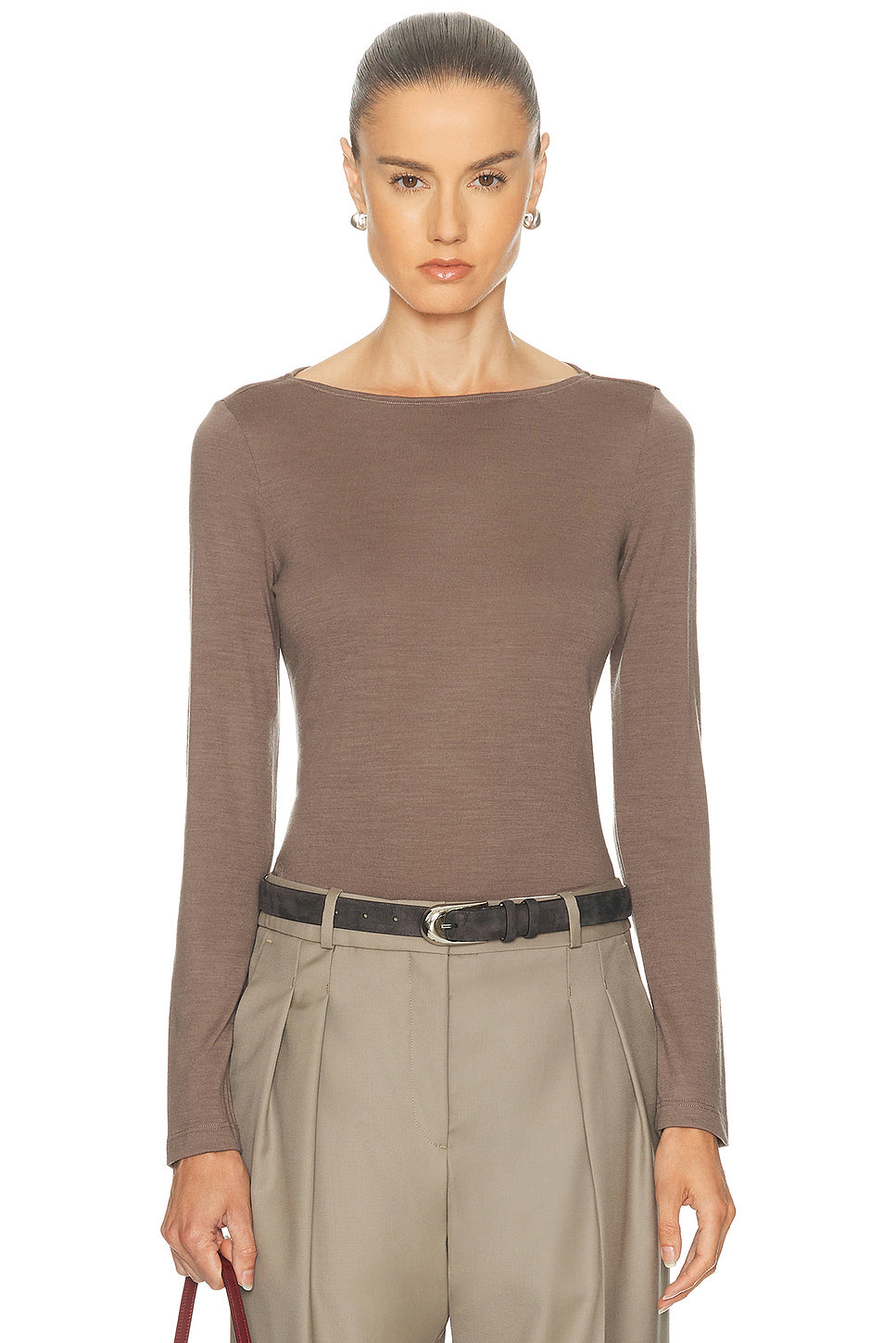 Long Sleeve Boatneck Tee