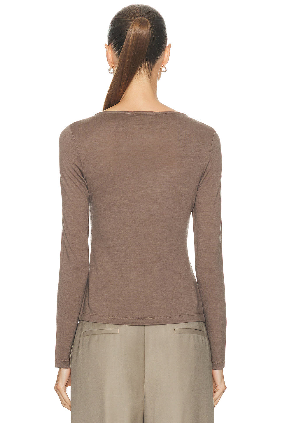 Long Sleeve Boatneck Tee