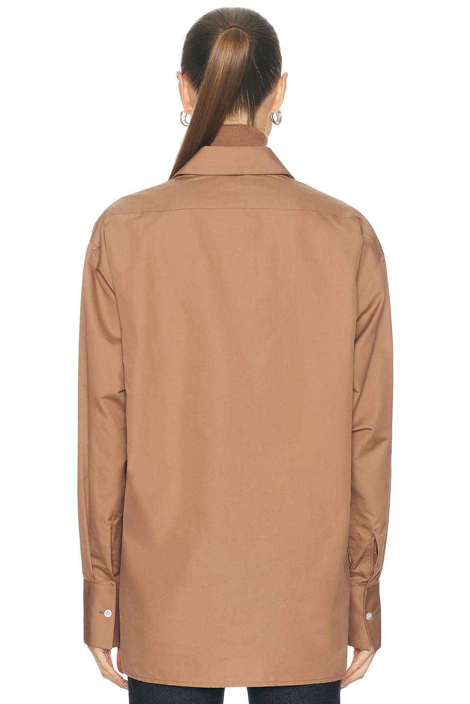 Cotton Silk Button Up Top