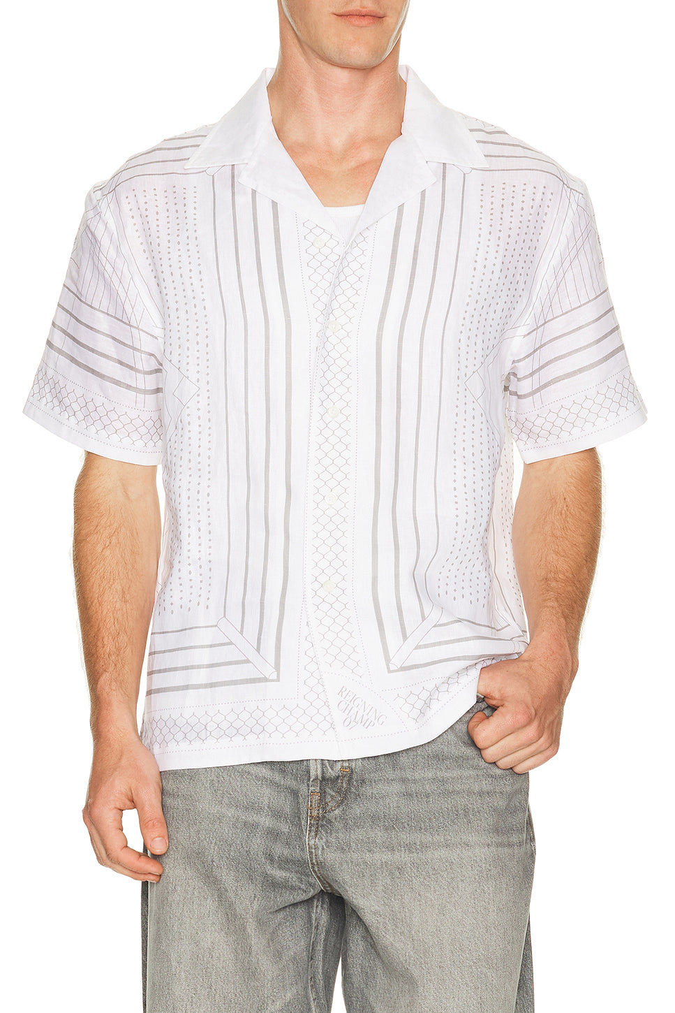 Linen Arena Standard Camp Shirt