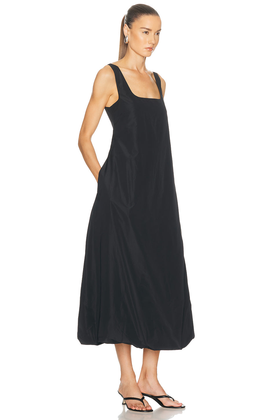 Technical Volume Maxi Dress