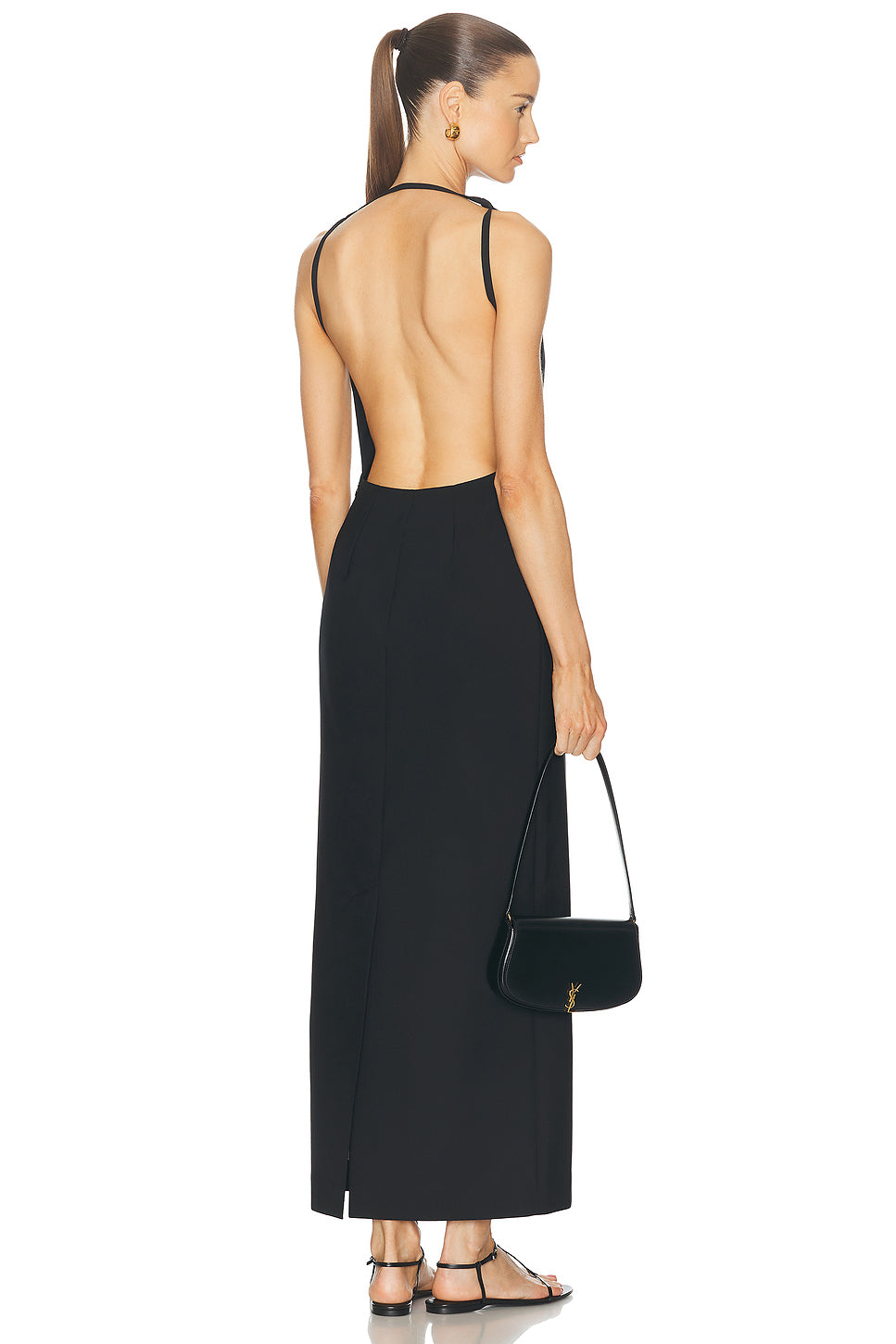 Sleeveless Open Back Dress