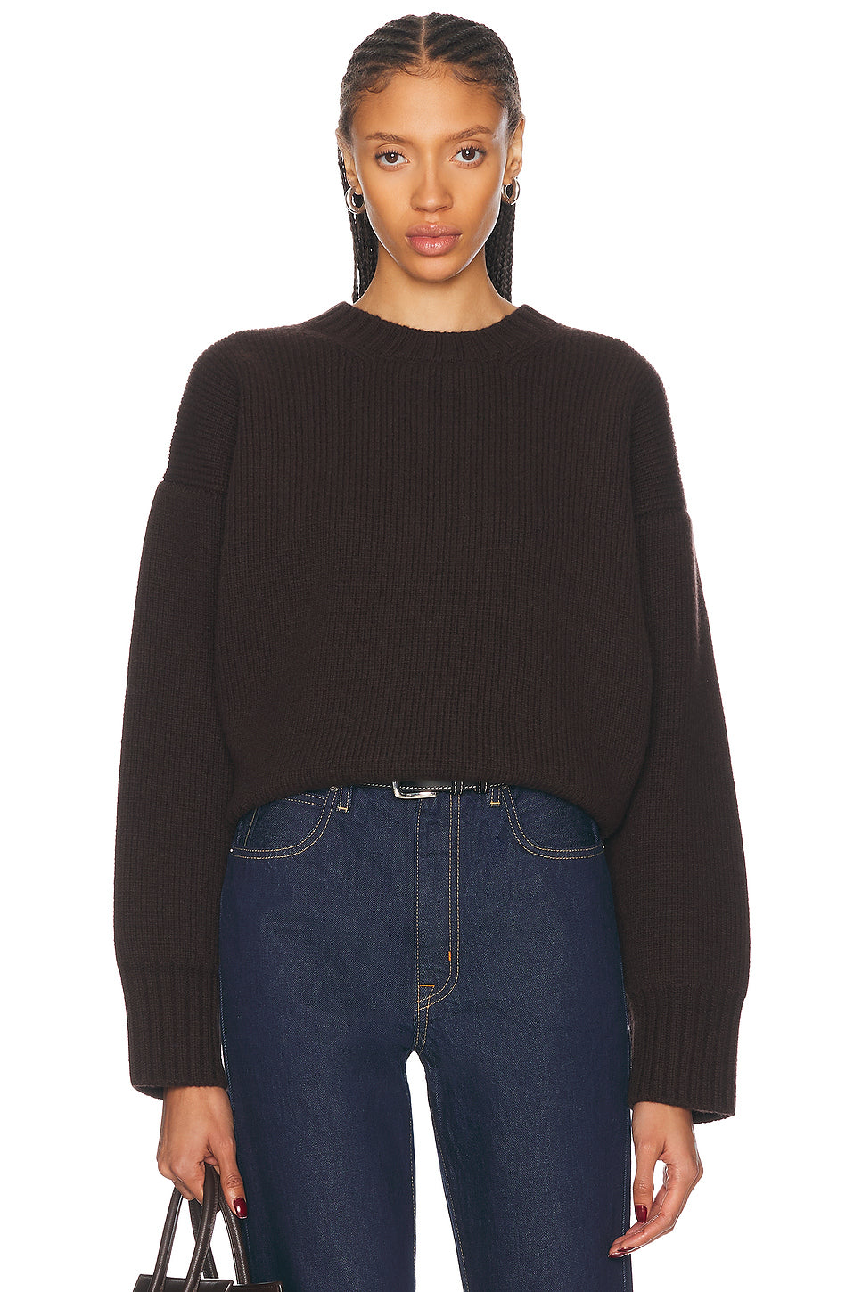 Compact Knit Crewneck Sweater