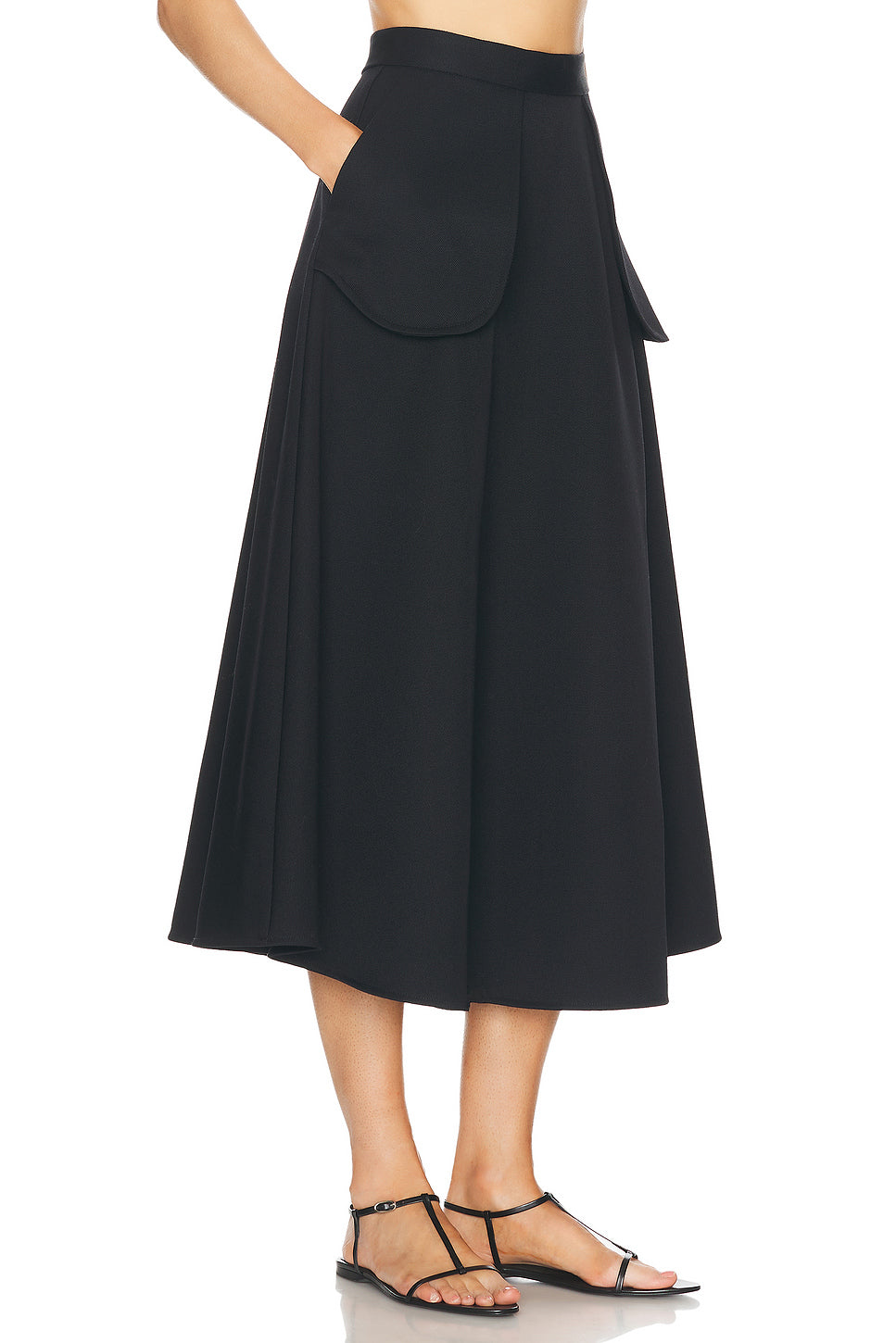 A-line External Pocket Skirt