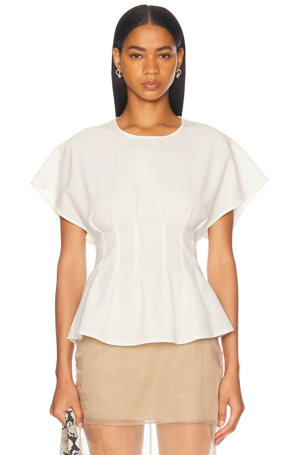 Sculptural Waisted Top