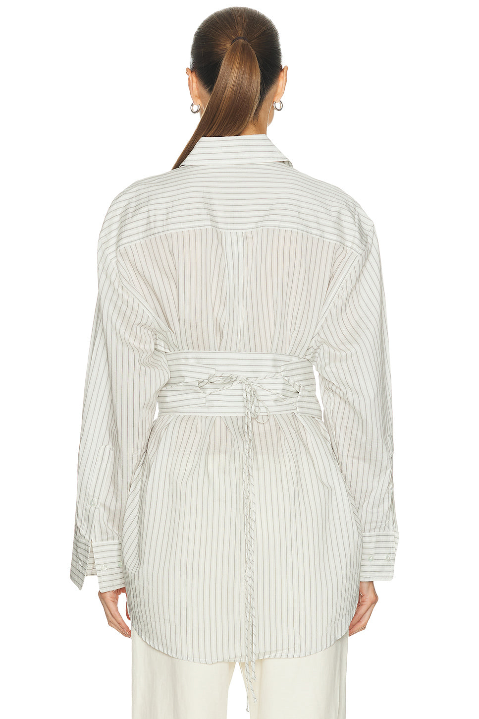 Silk Belted Top