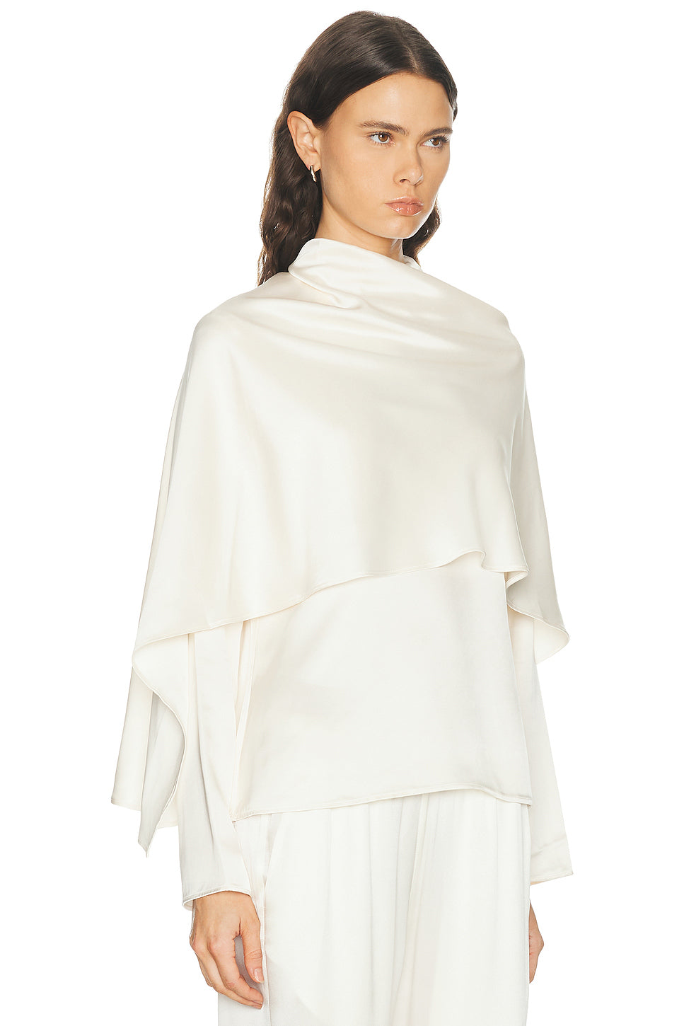 Satin Cape Top