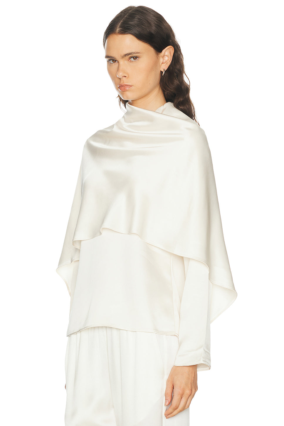 Satin Cape Top