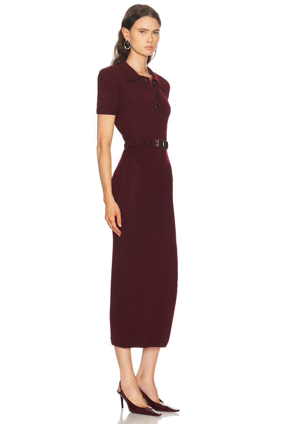 Short Sleeve Long Dress