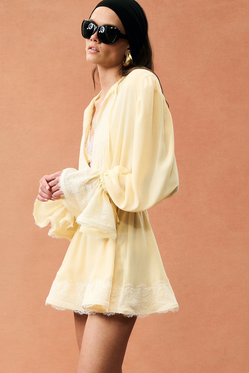 for FWRD Long Sleeve Mini Dress