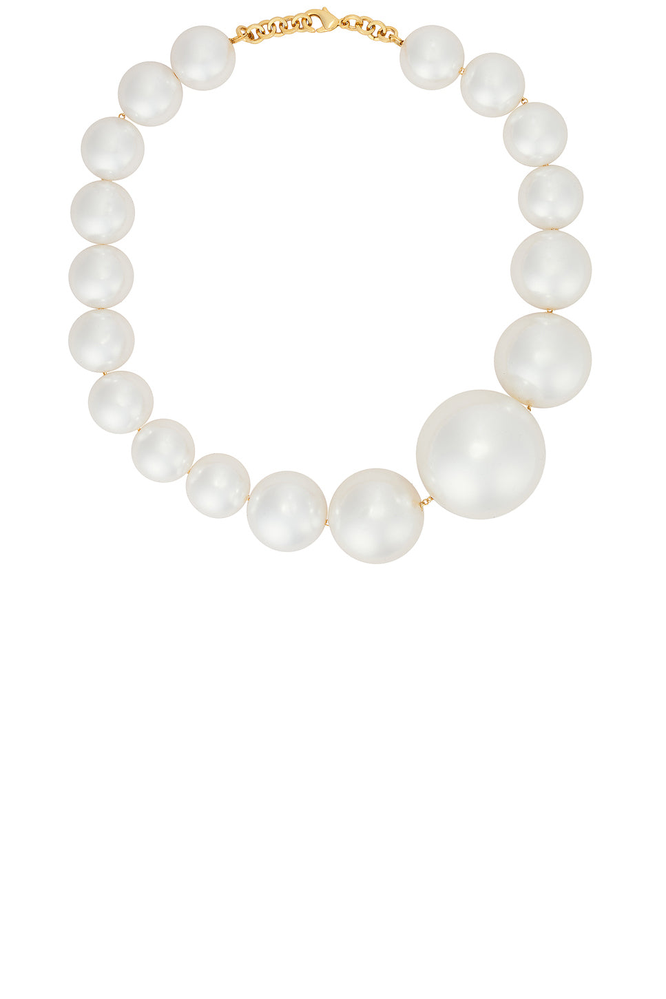 Asymmetric Pearl Necklace