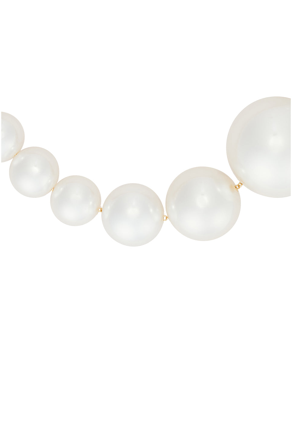 Asymmetric Pearl Necklace