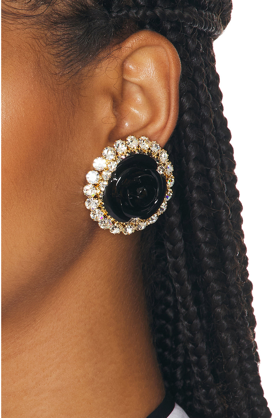 Oversized Strass Earrings