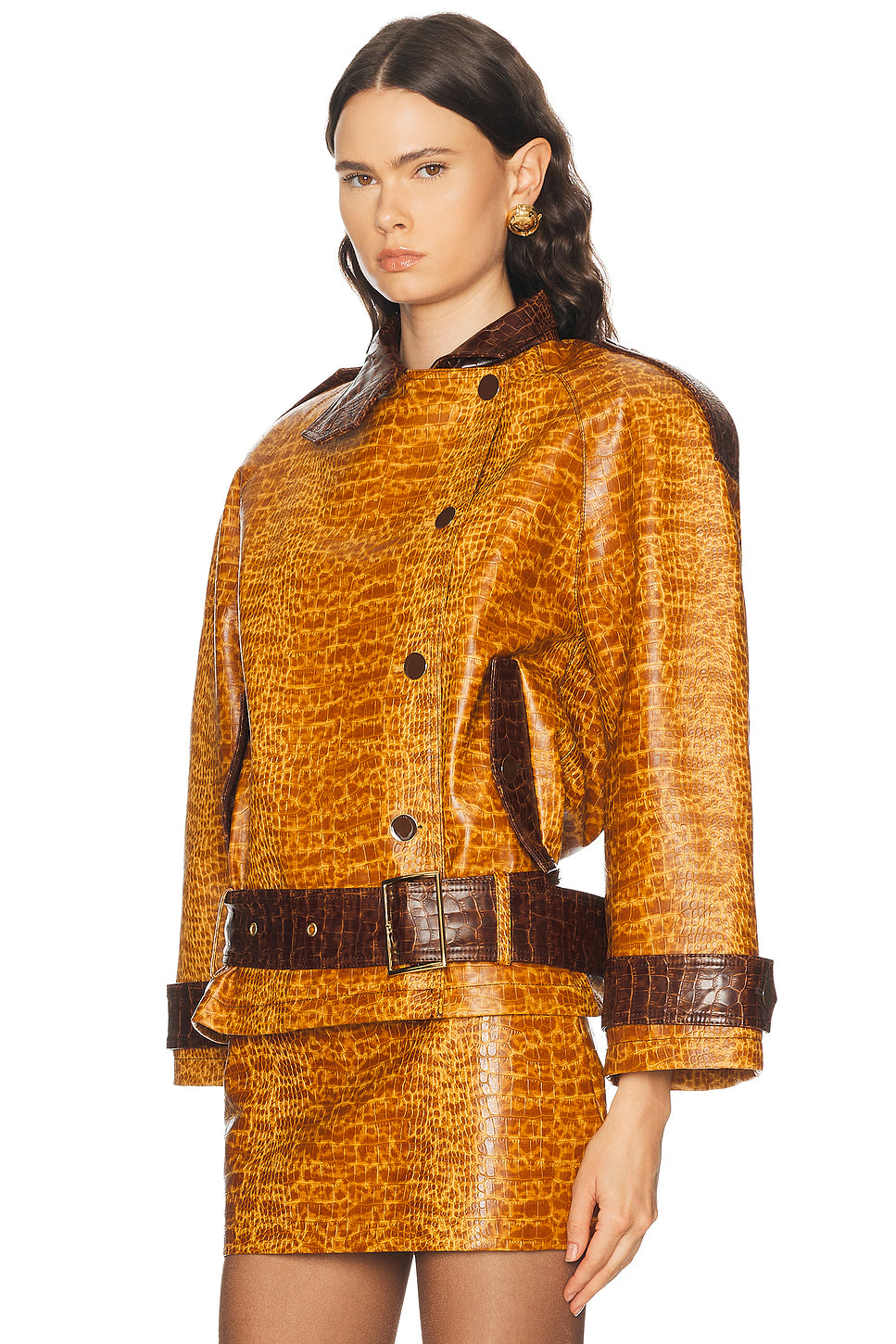 Crop Trench Jacket