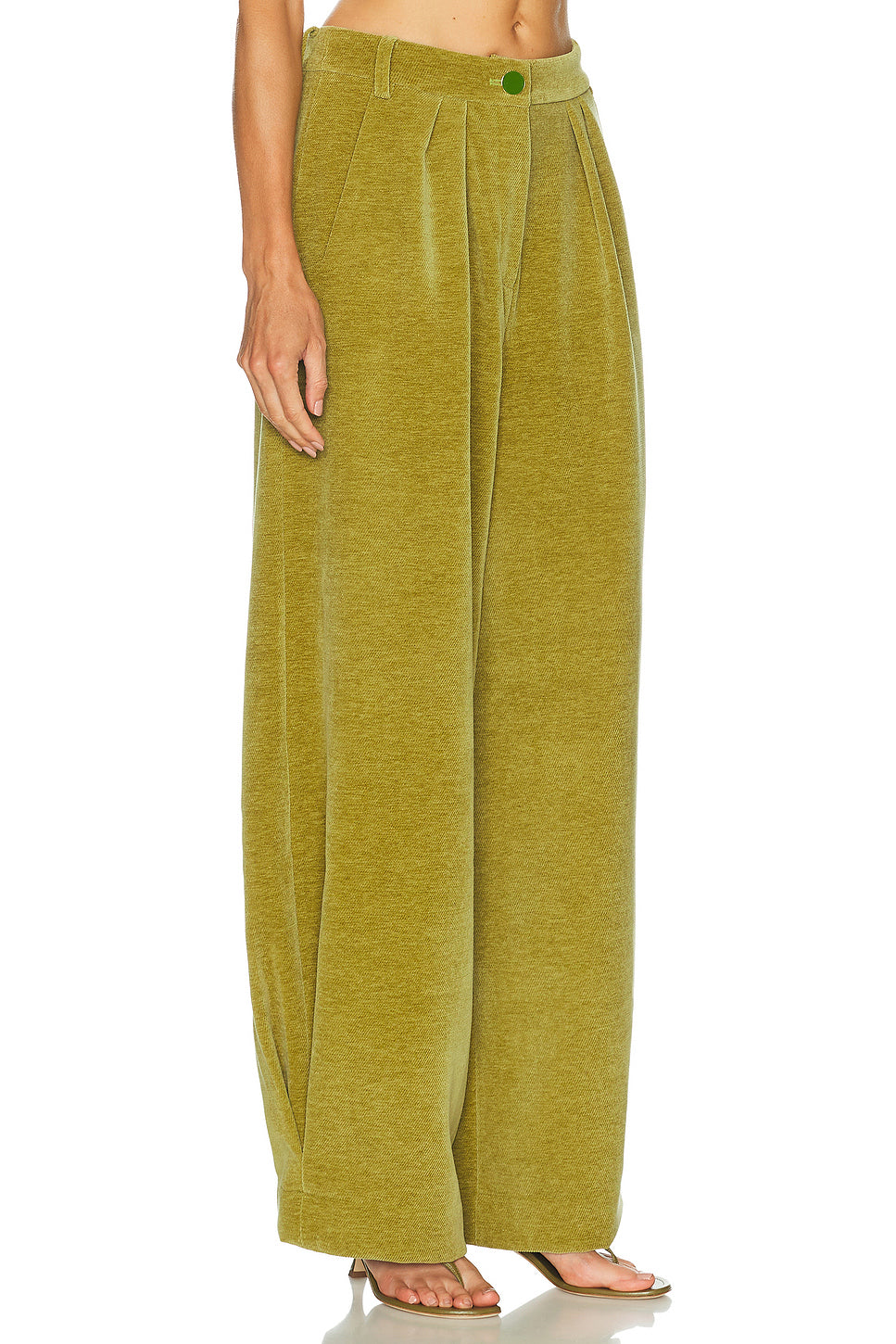 Corduroy High Waist Pant