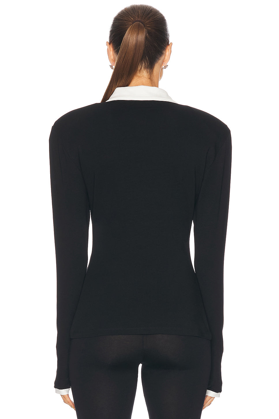 Long Sleeve Polo Top