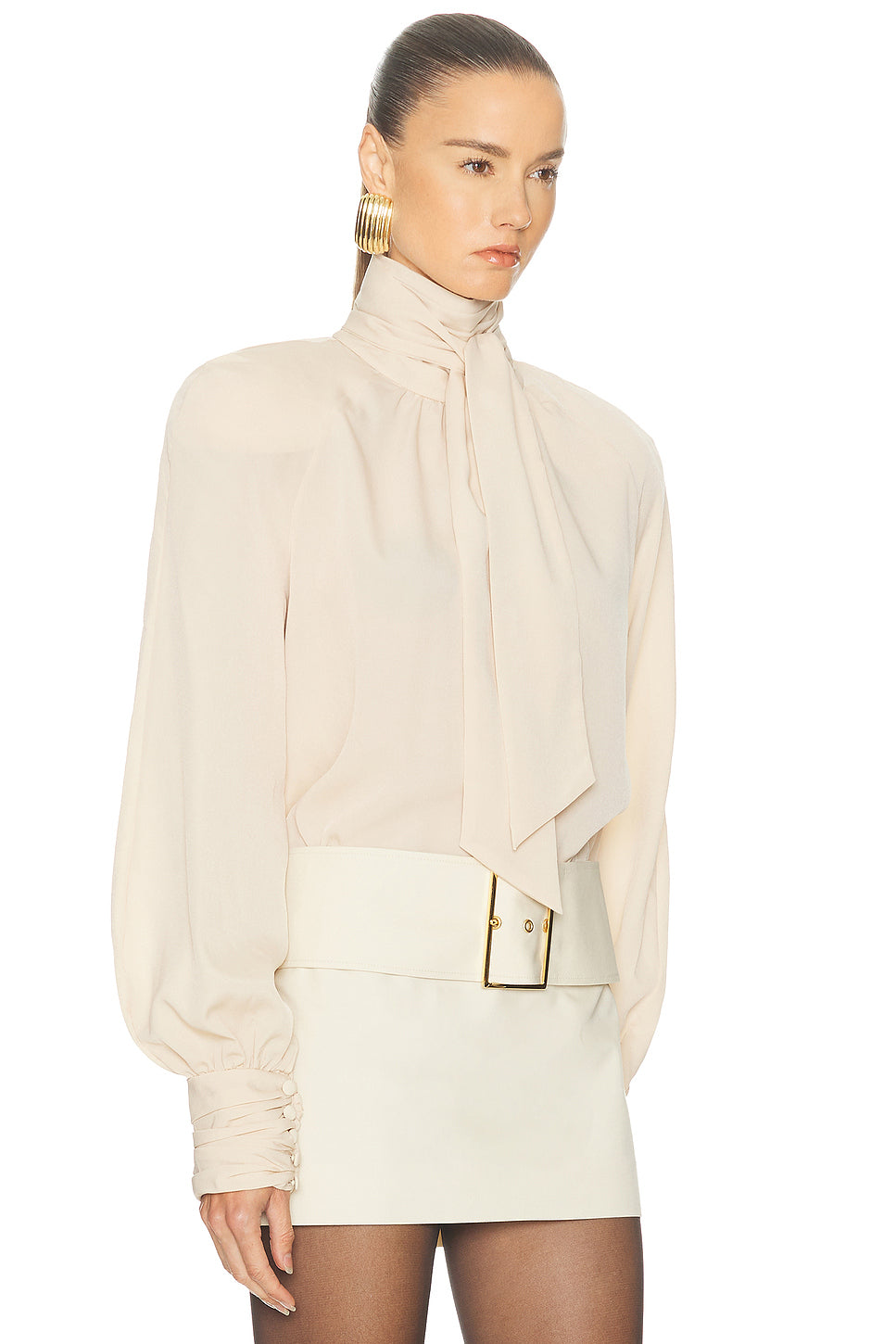 Tie Neck Blouse