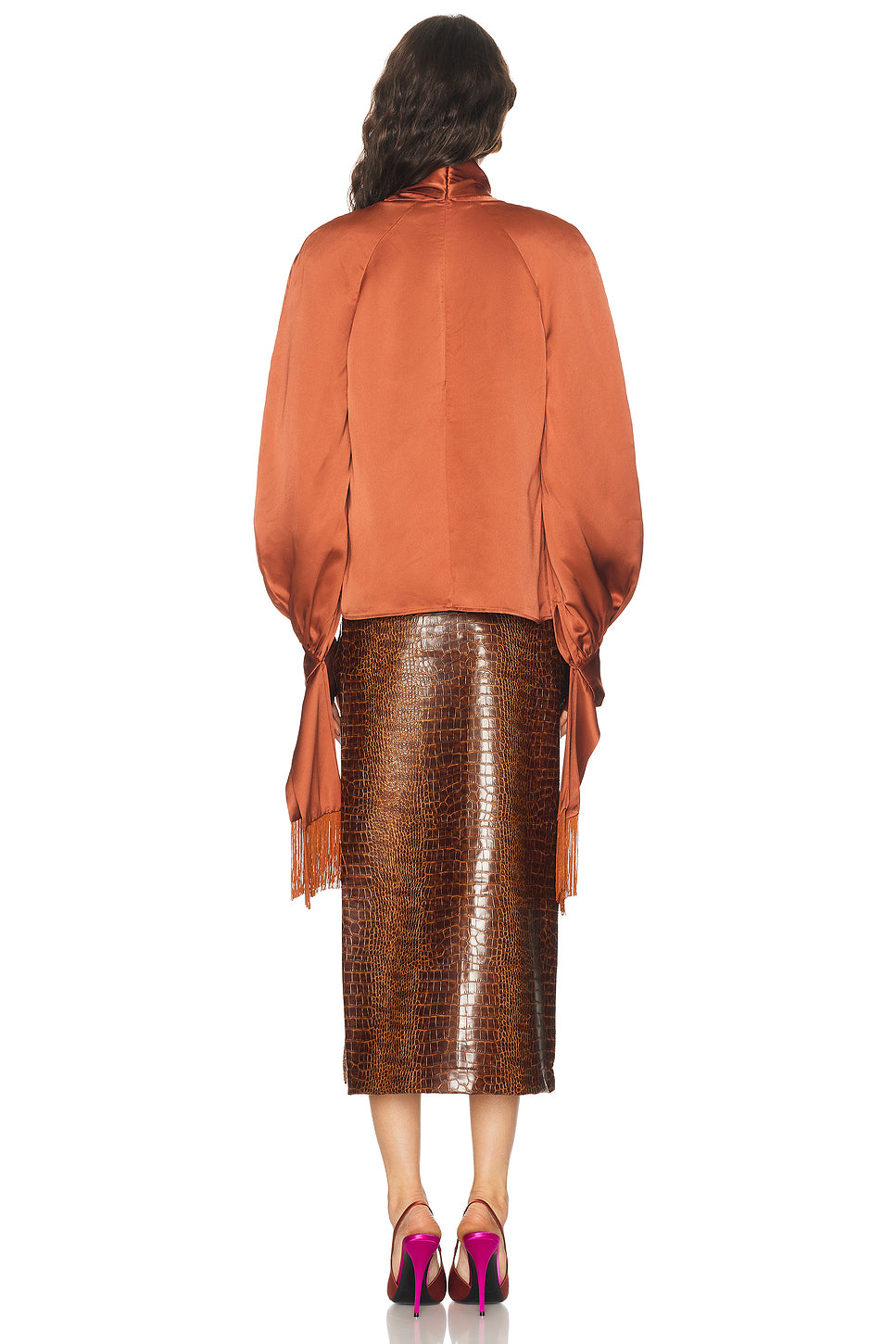 Long Sleeve Fringe Top