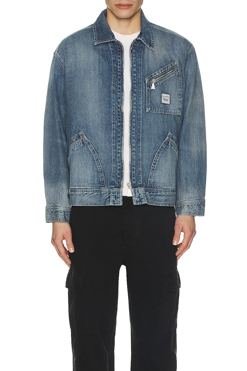 Work Short Denim Long Time Jacket