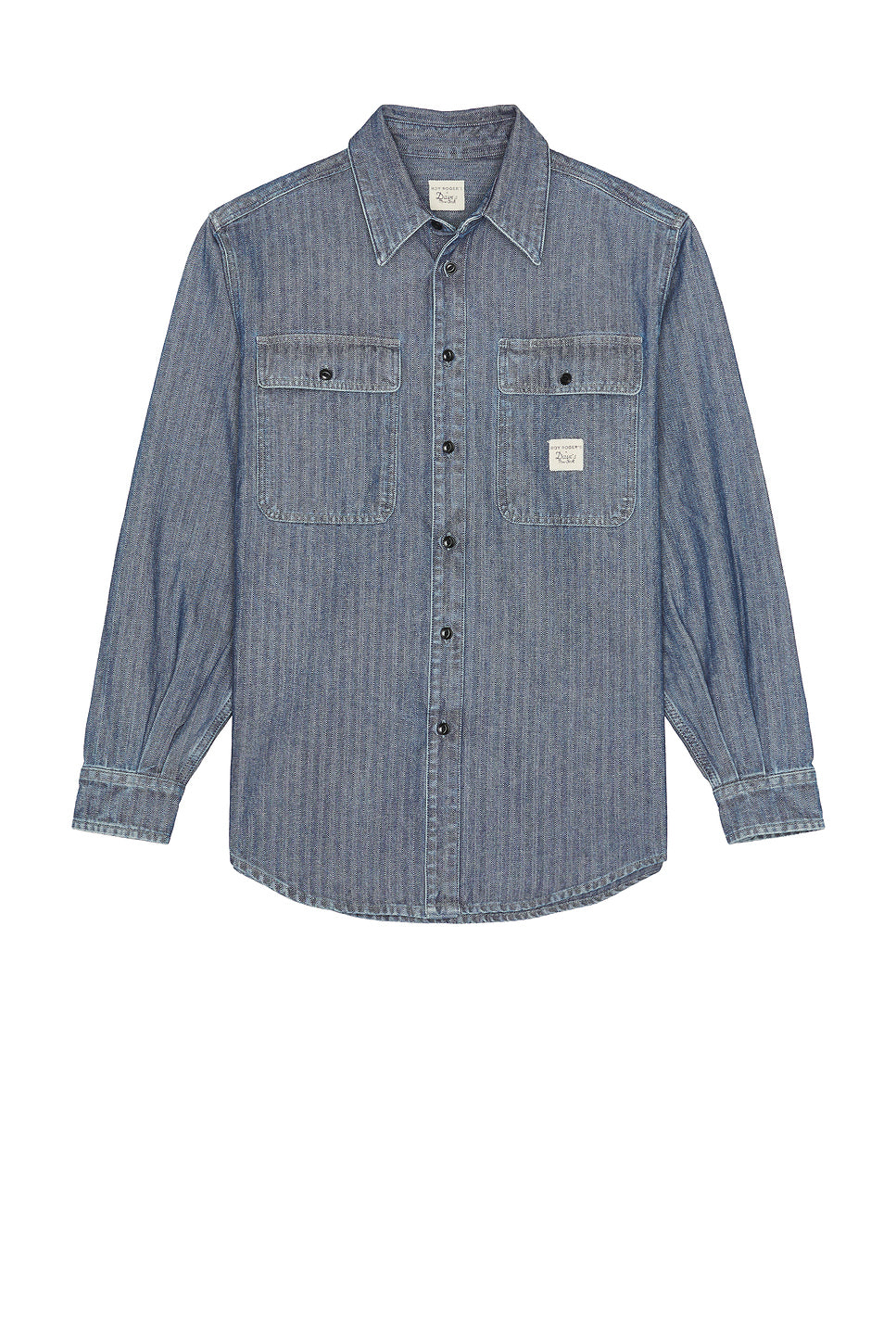 Shirt Time Off Recycled Indigo Chevron Rinse