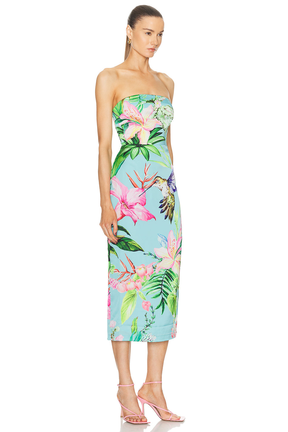 Loiss Strapless Midi Dress