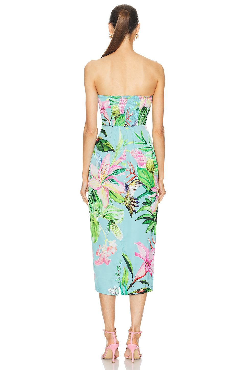 Loiss Strapless Midi Dress