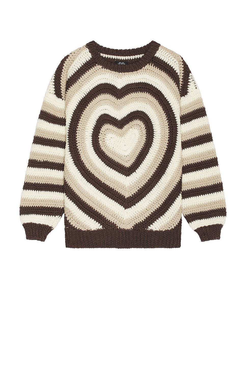 Hearty Hand Knit Sweater