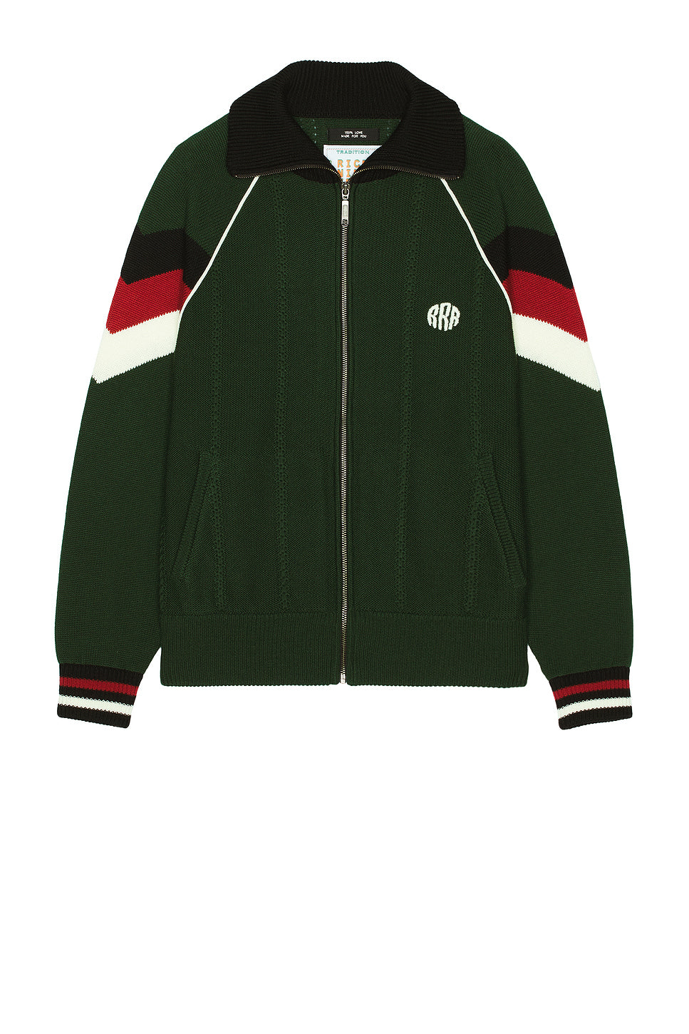 Knitted Zip Track Jacket