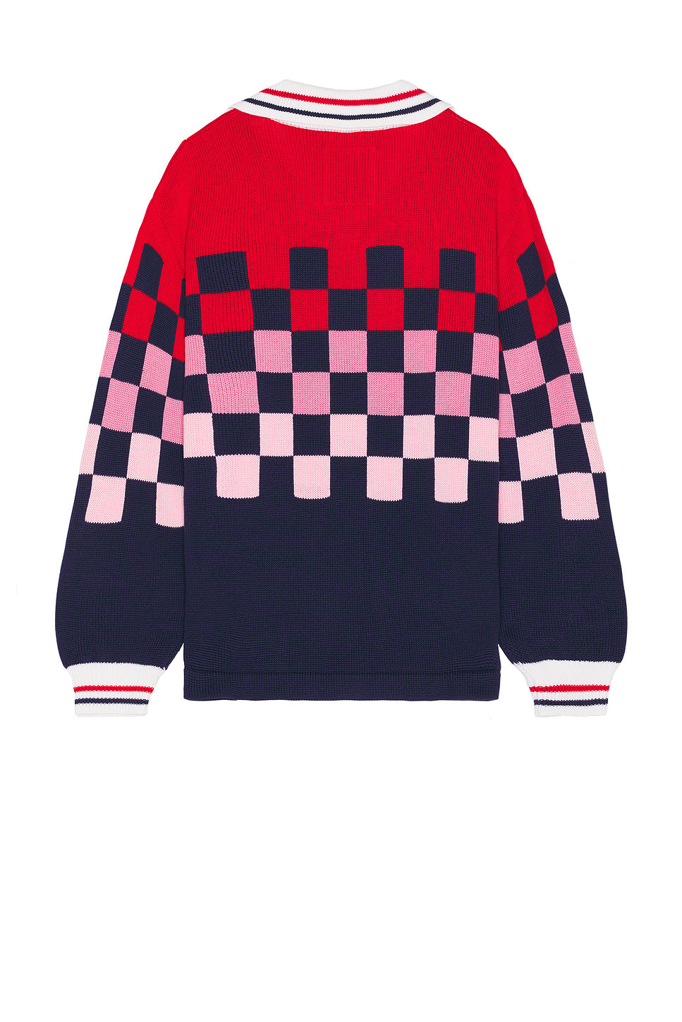 Knitting Checkered Soccer Jersey