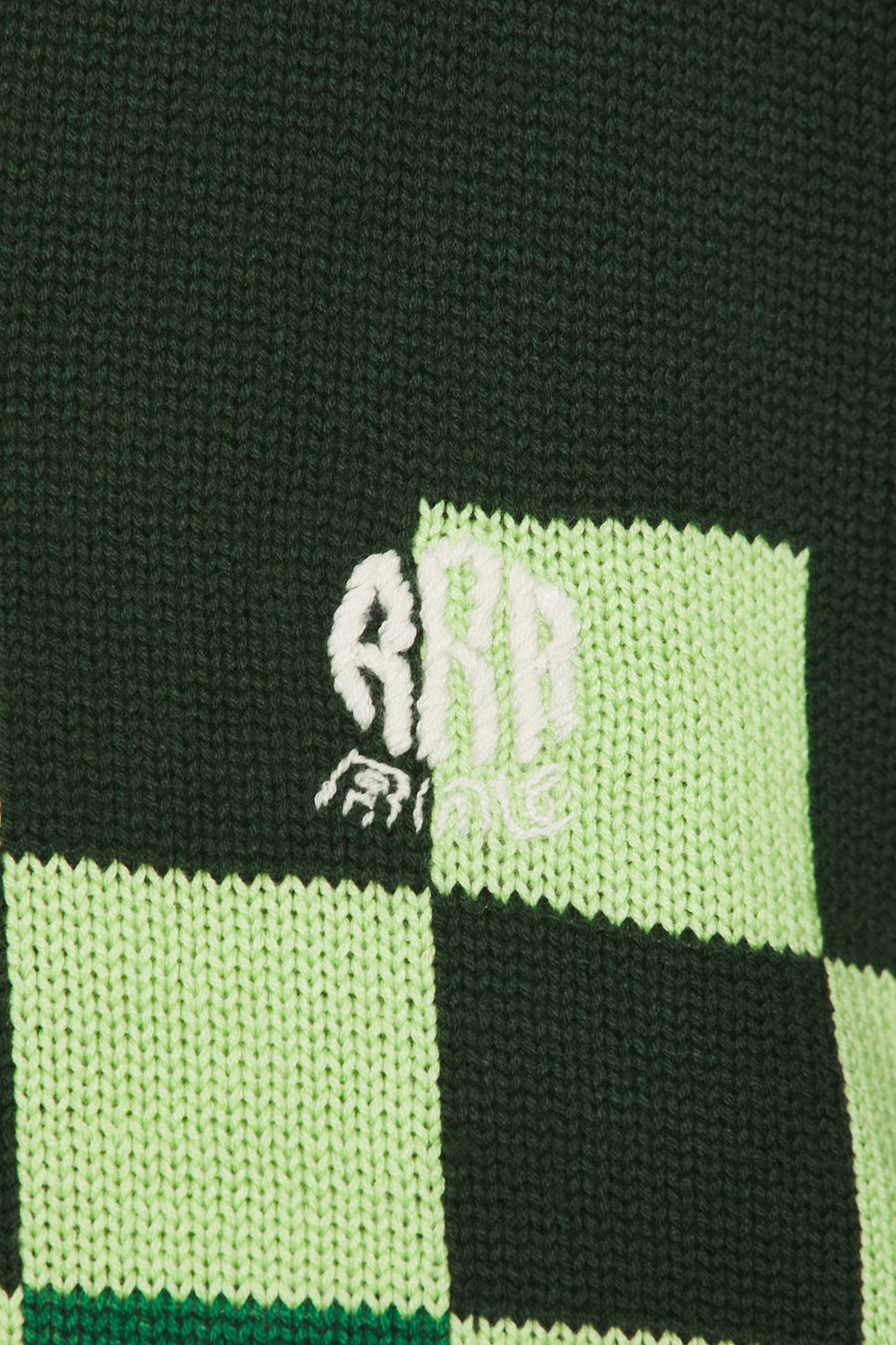 Knitting Checkered Soccer Jersey