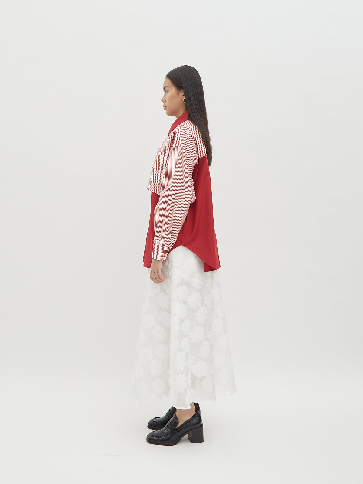 Ramona Scallop Shirt - Velvet at Bobo