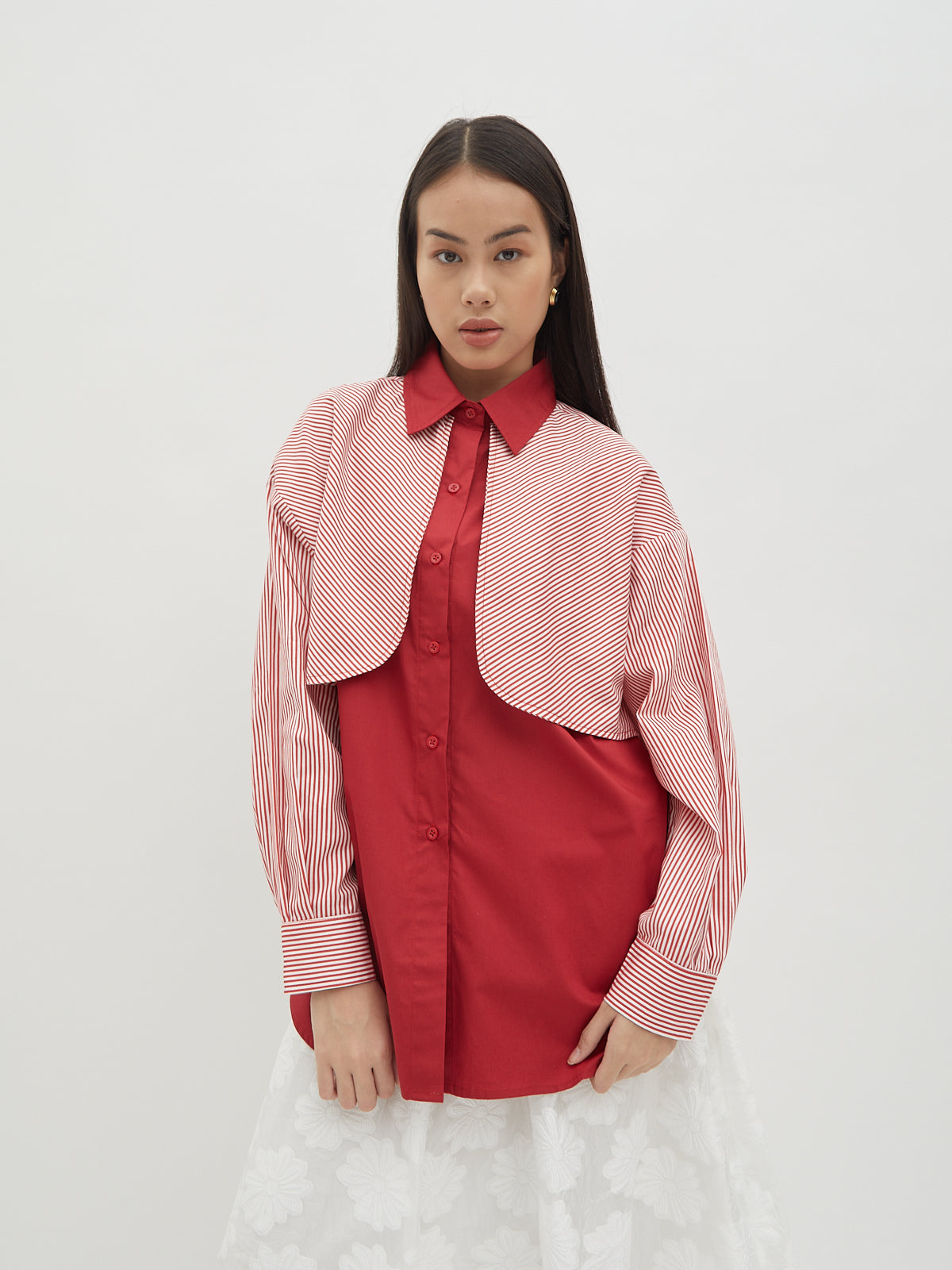 Ramona Scallop Shirt - Velvet at Bobo