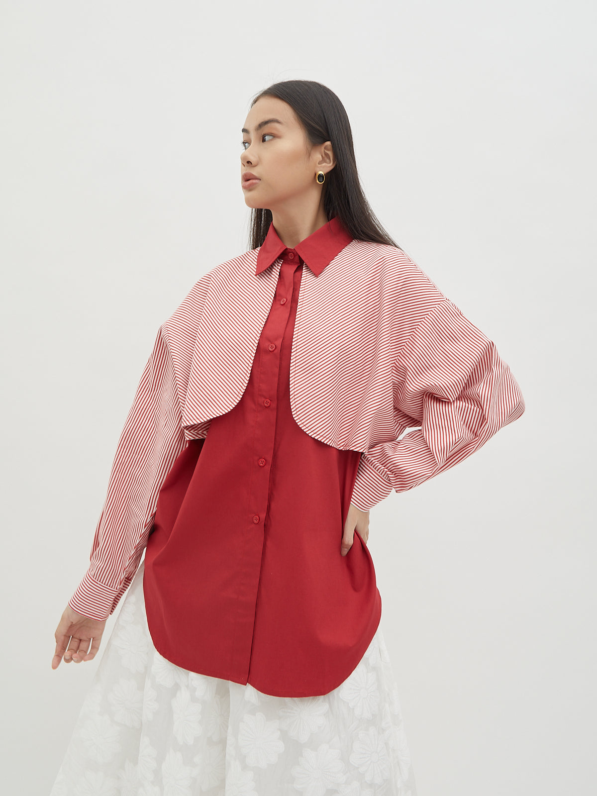 Ramona Scallop Shirt - Velvet at Bobo