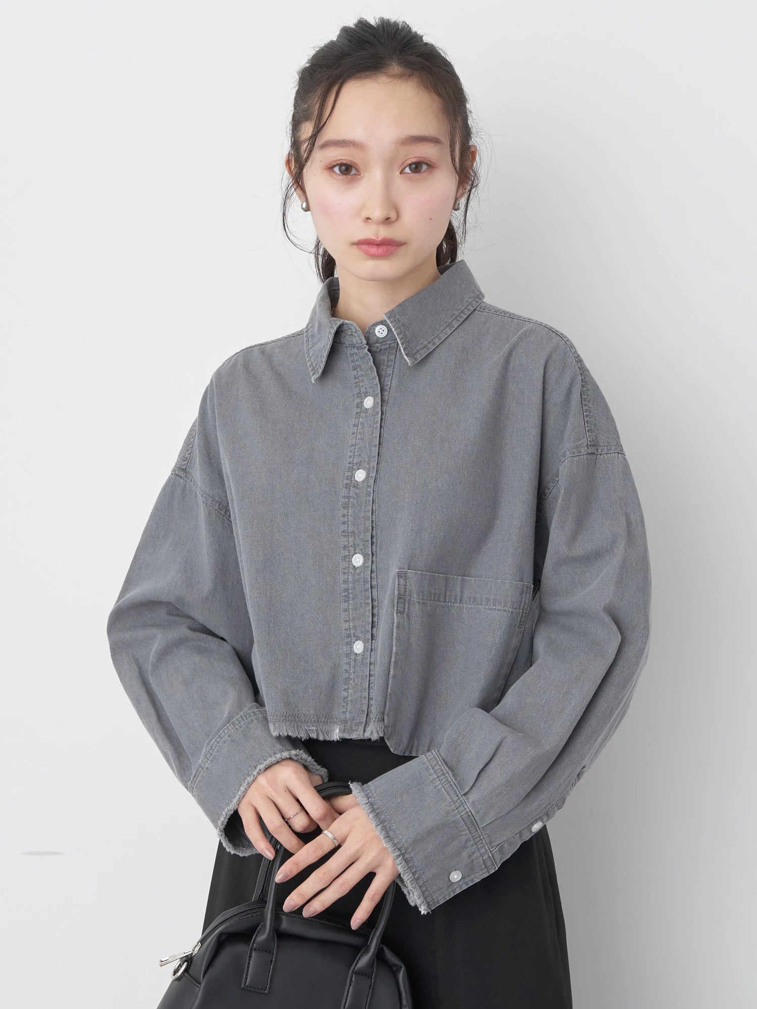 Reiji Cropped Pocket Shirt