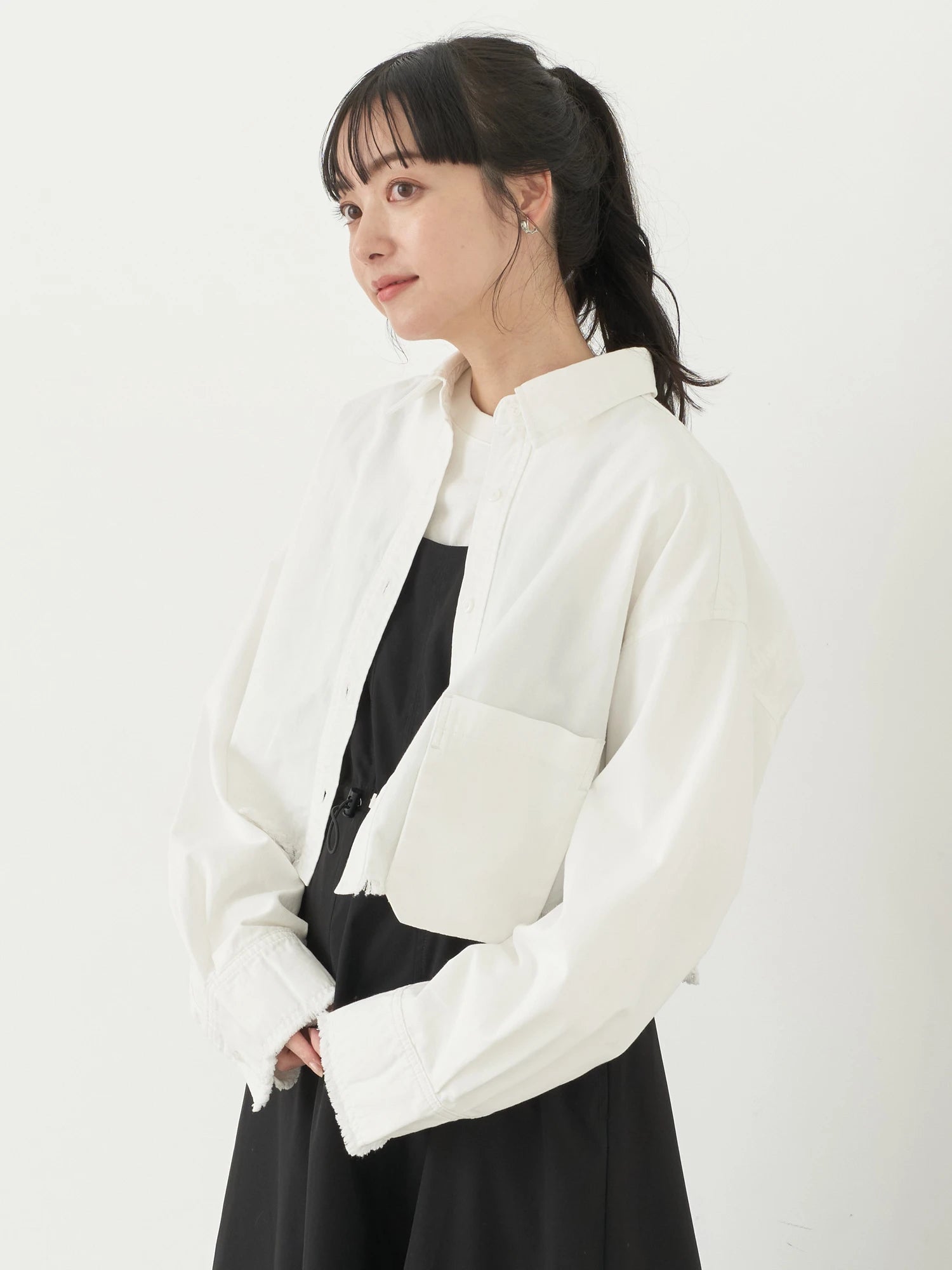 Reiji Cropped Pocket Shirt