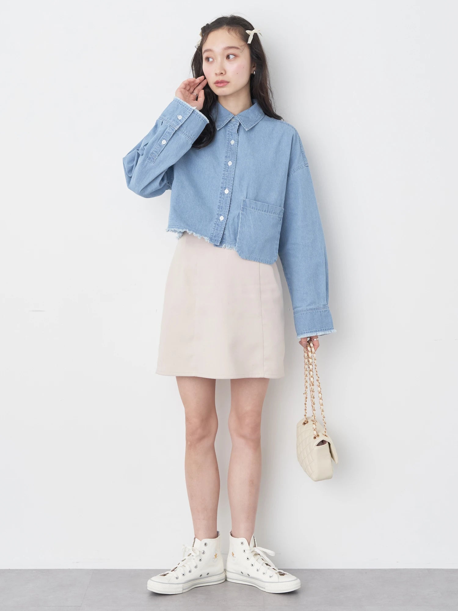 Reiji Cropped Pocket Shirt