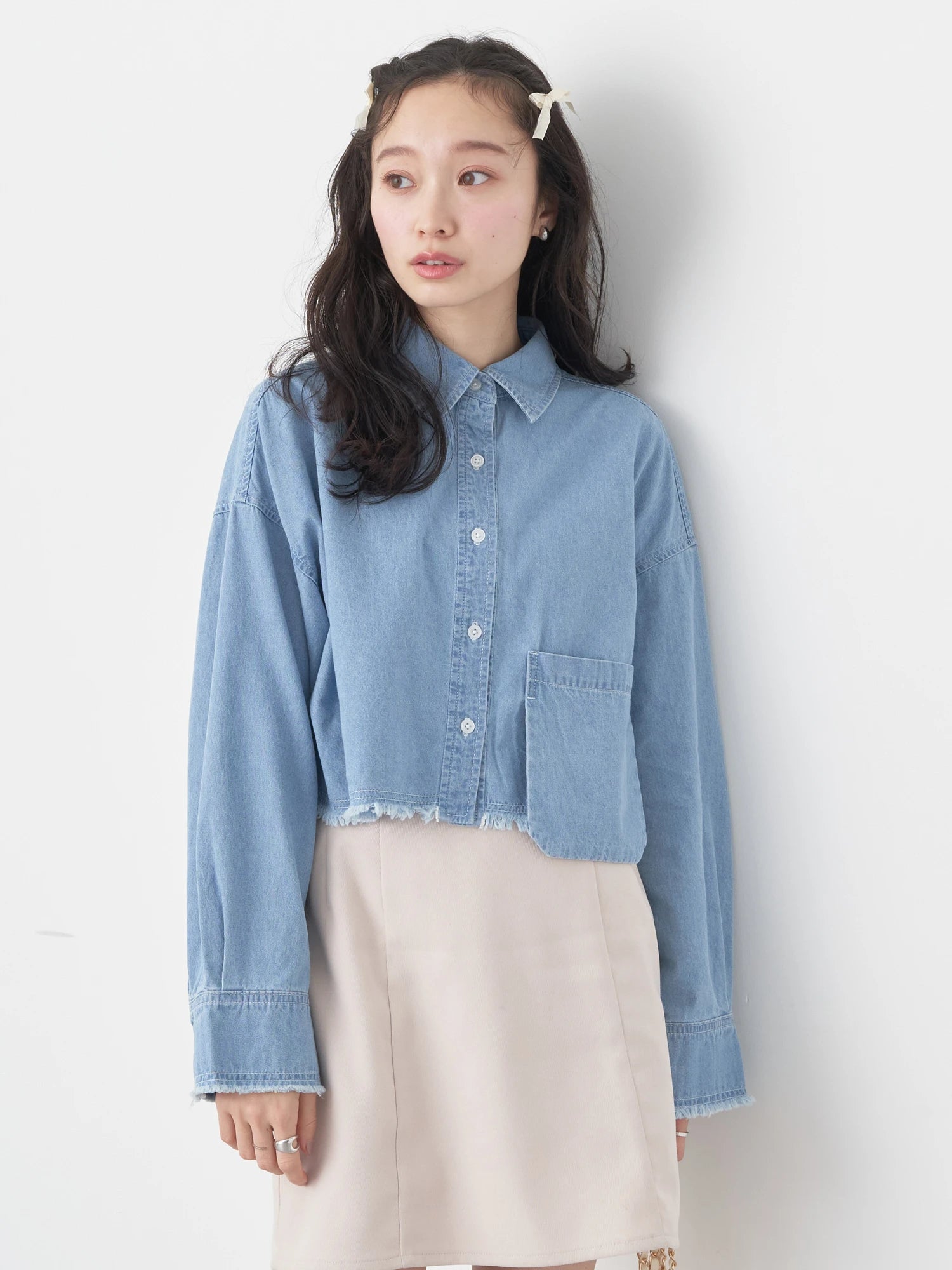 Reiji Cropped Pocket Shirt