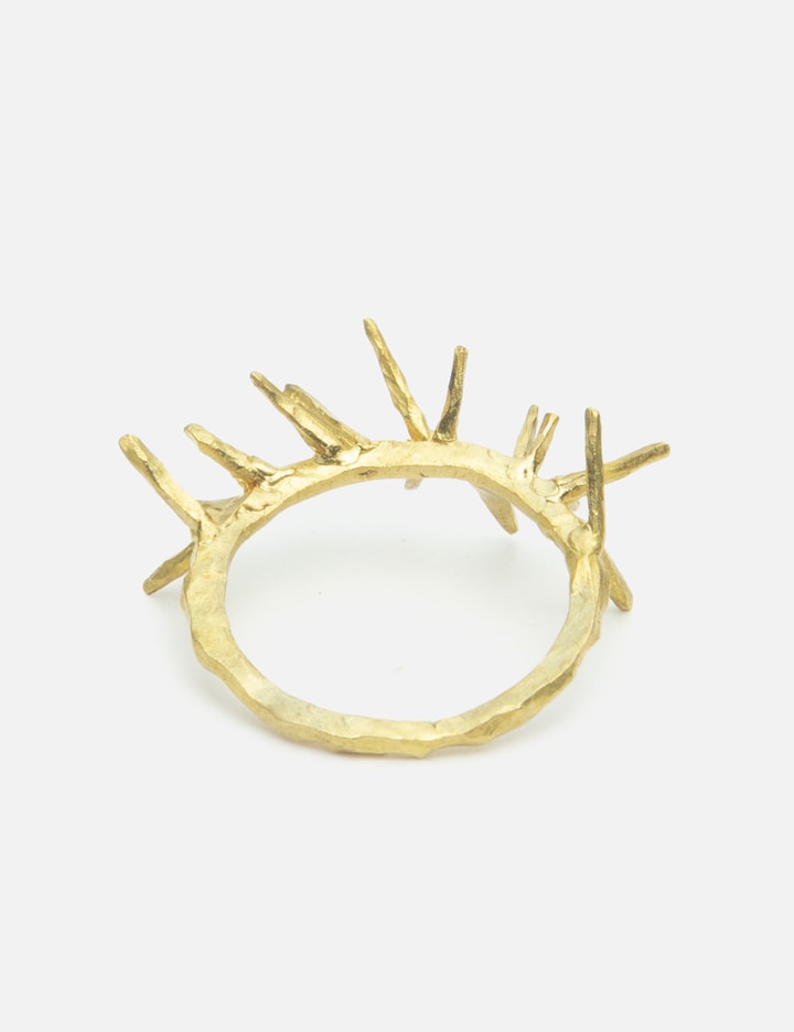 UC1E4R01 Brass Thorn Ring