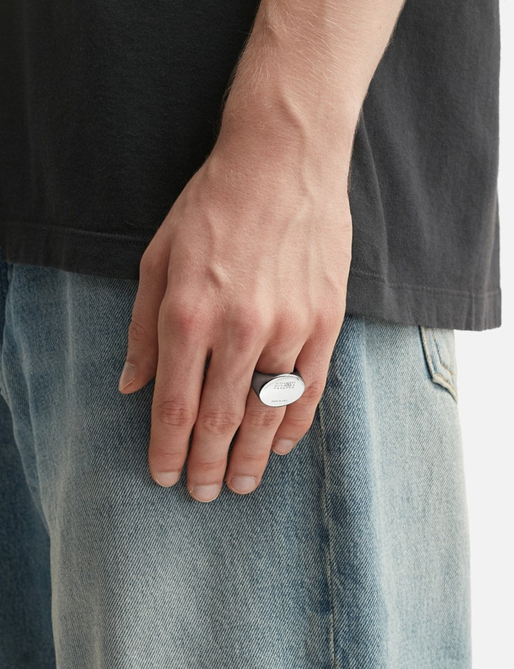 Numeric Oval Ring