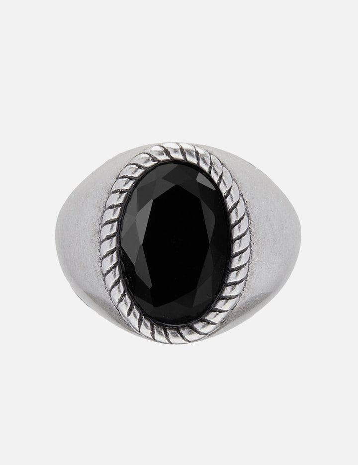 Choices Rope Silver Gem Ring