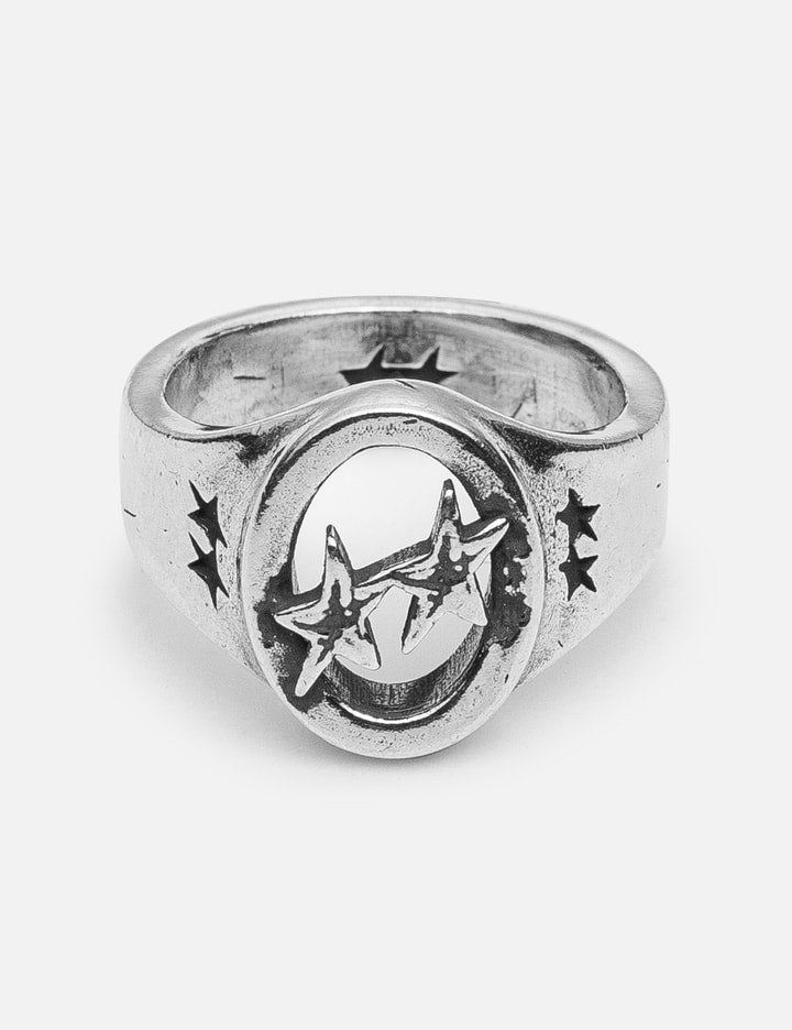 Link Stars Ring  Silver