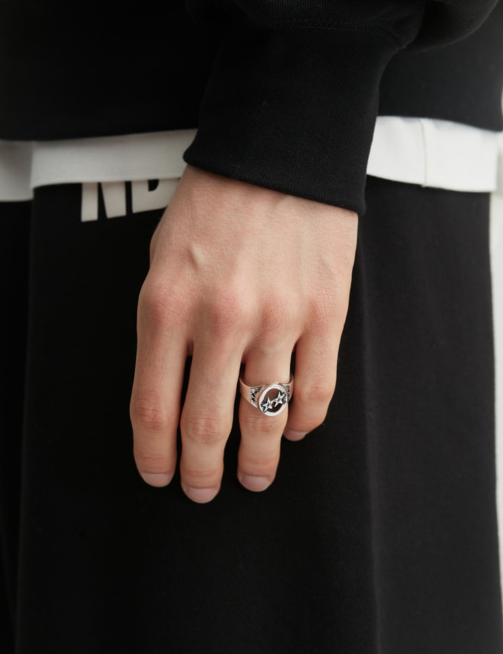 Link Stars Ring  Silver