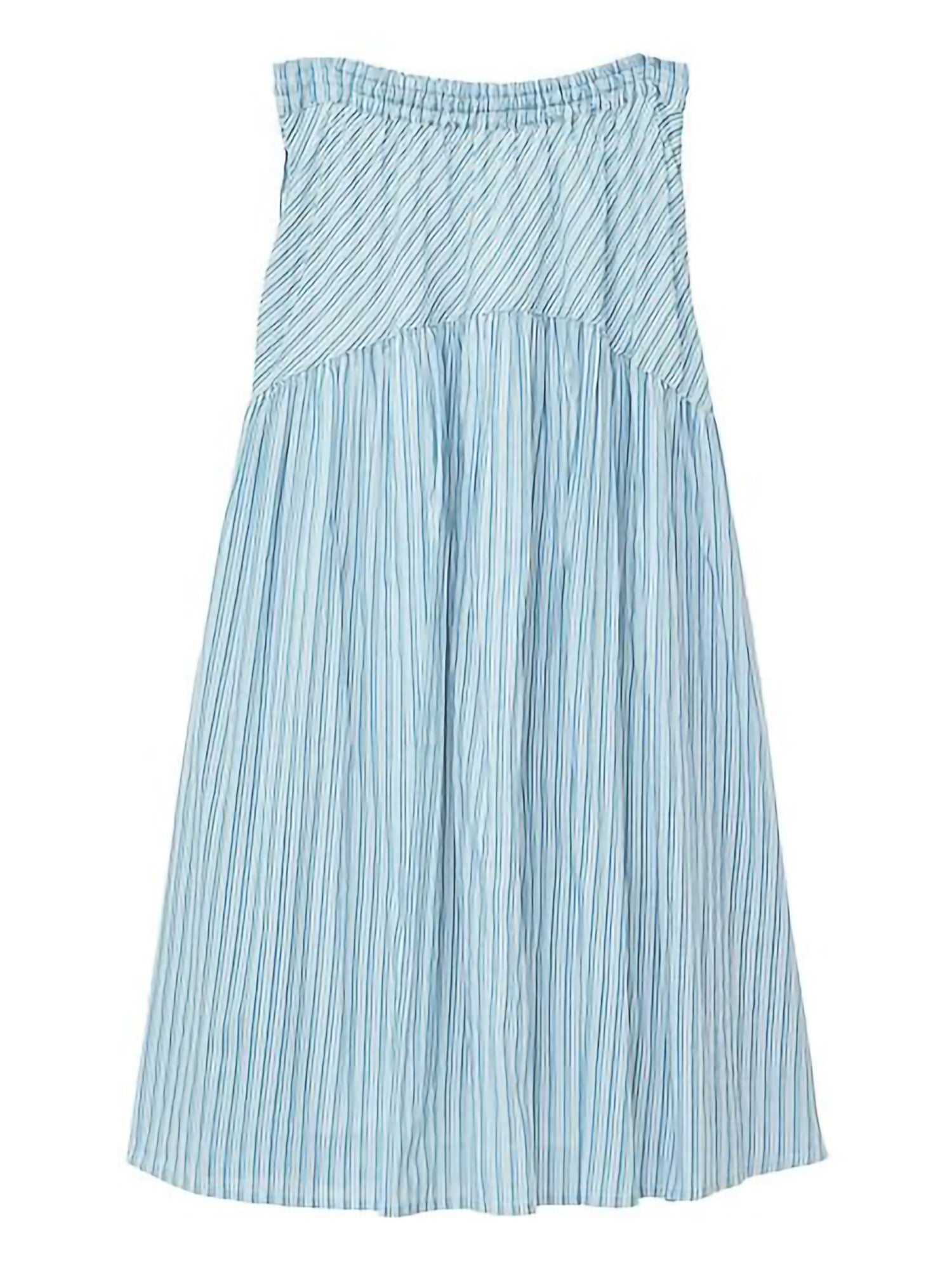 Ryota Gathered Skirt With Round Panel Pattern