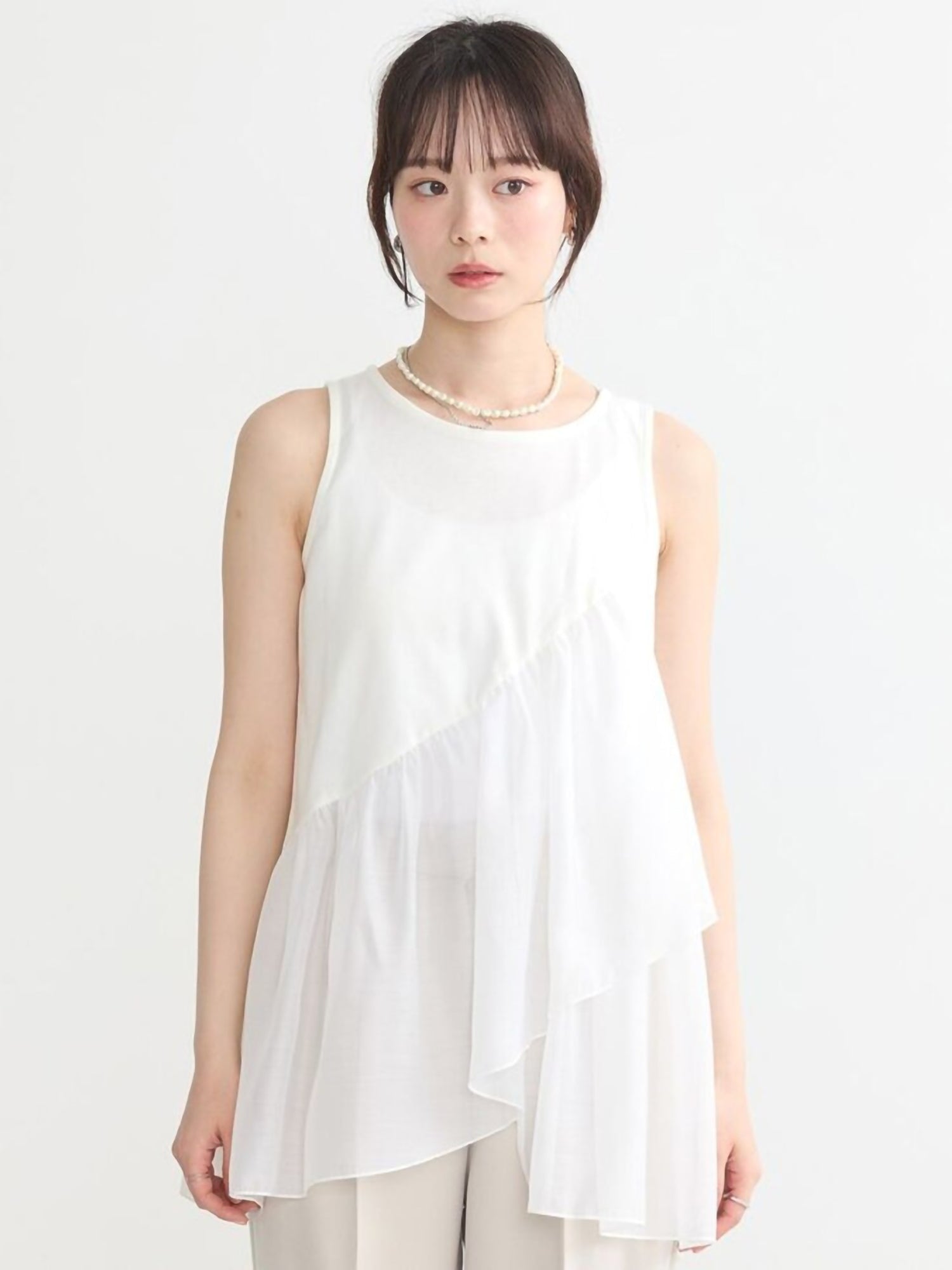 Ryushi Side-Slit Knit Top Set