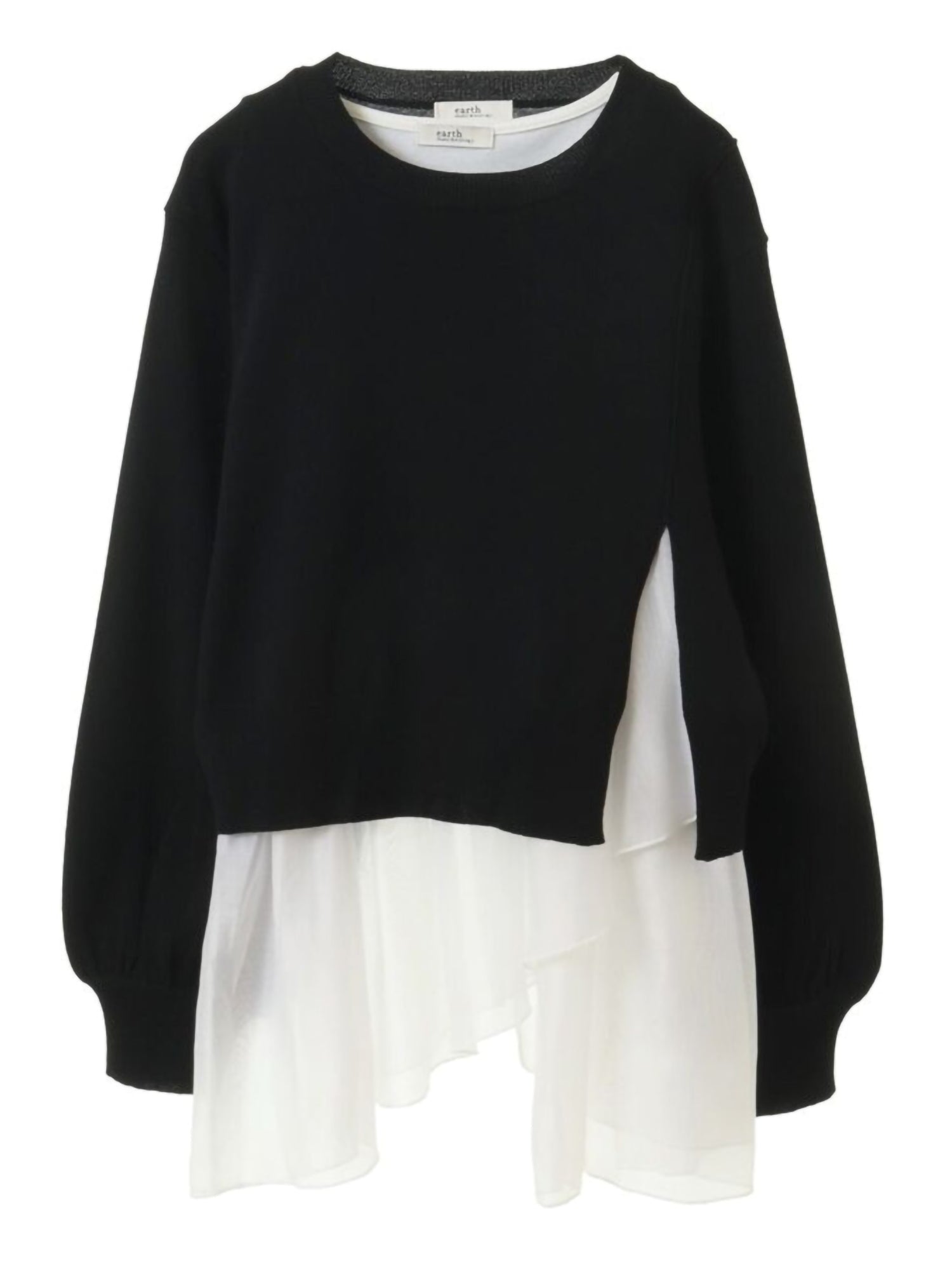 Ryushi Side-Slit Knit Top Set