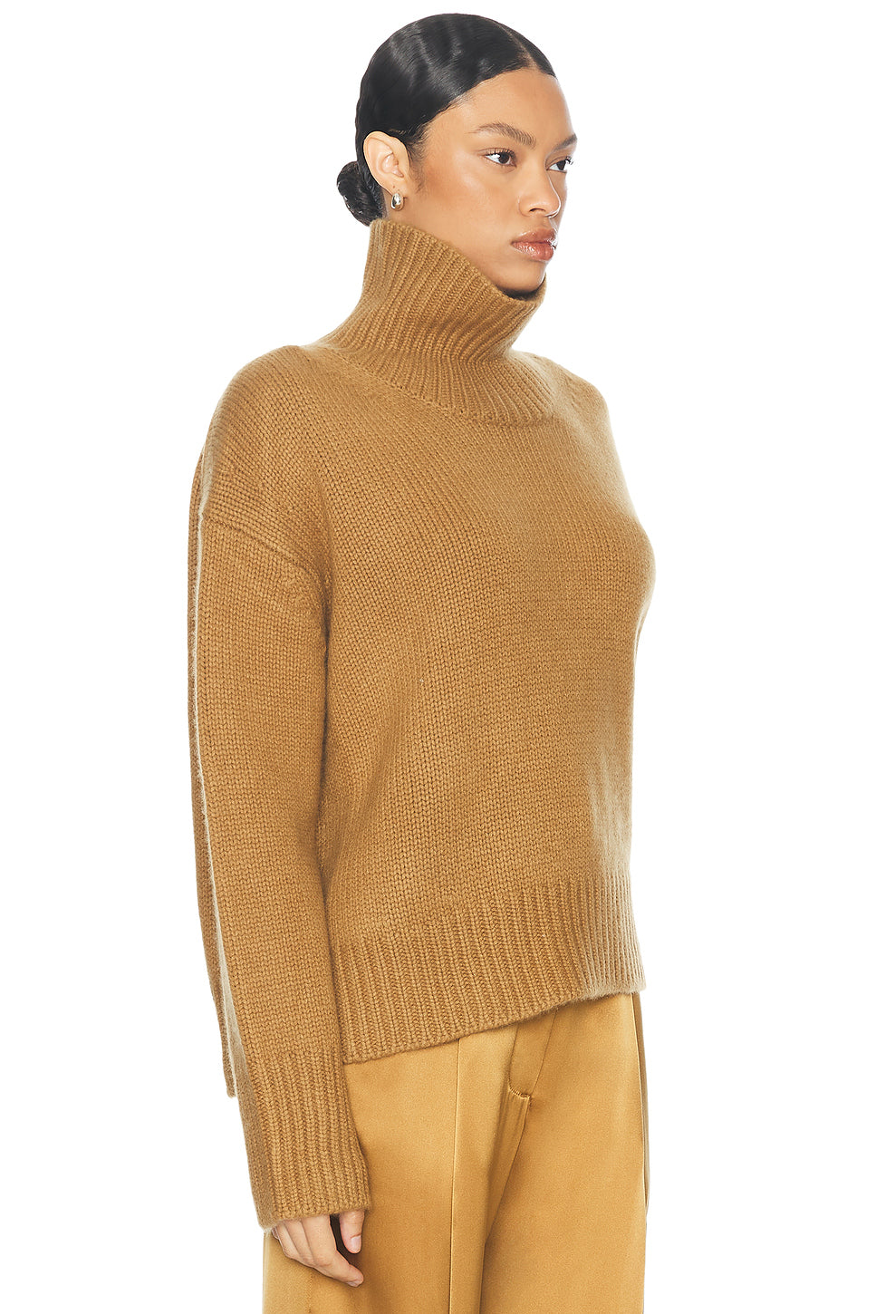 Scarlett Mock Neck Drop Shoulder Sweater