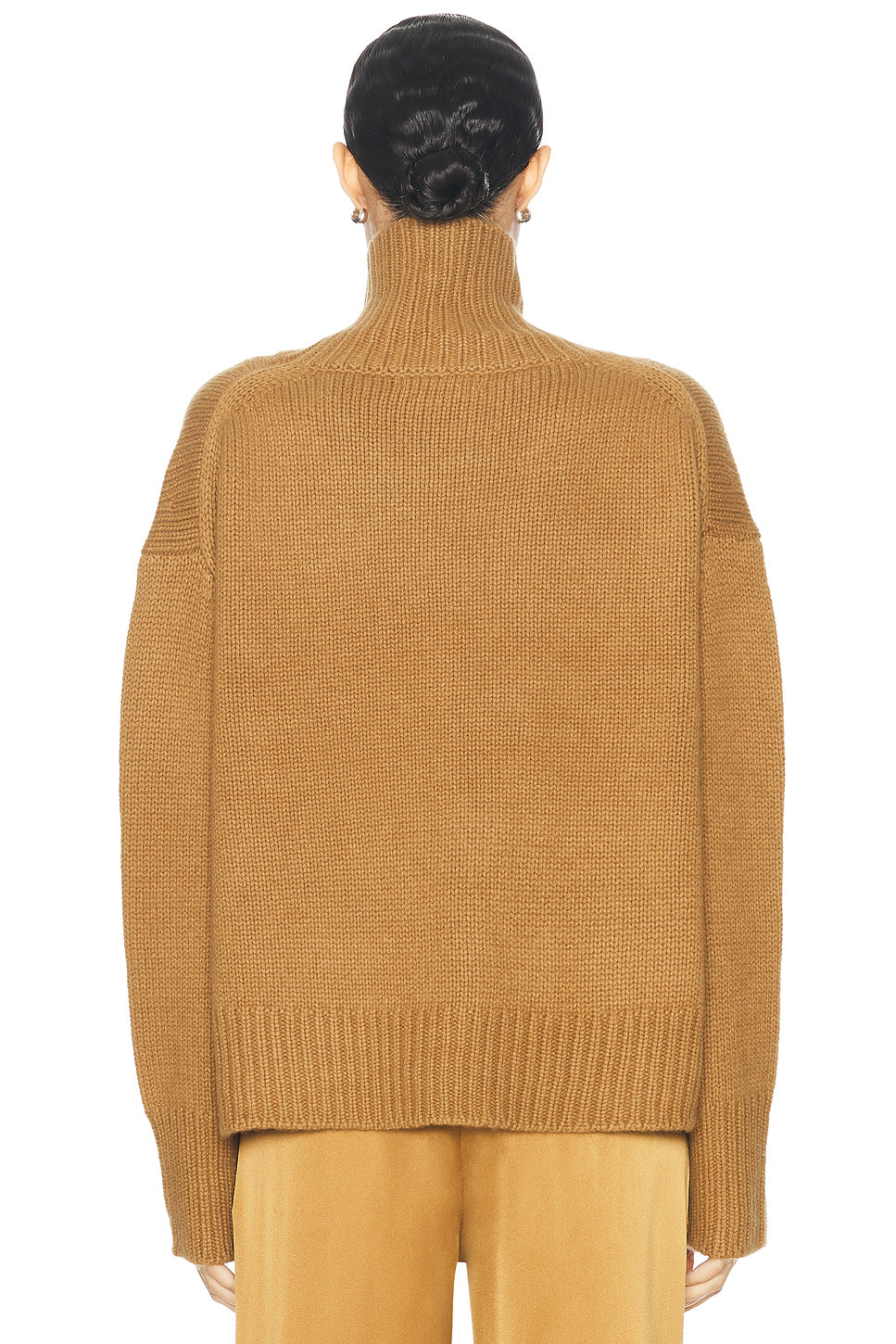 Scarlett Mock Neck Drop Shoulder Sweater